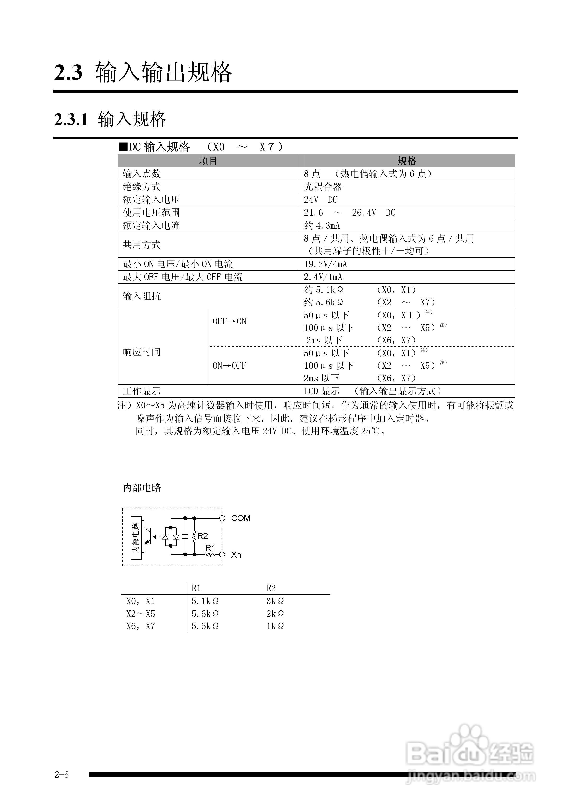 panasonic 面板安装型控制器FP-e控制装置用户手册:[2]