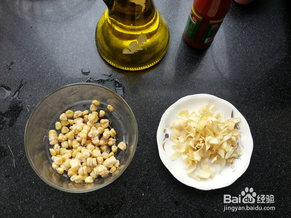 百合糯玉米小炒