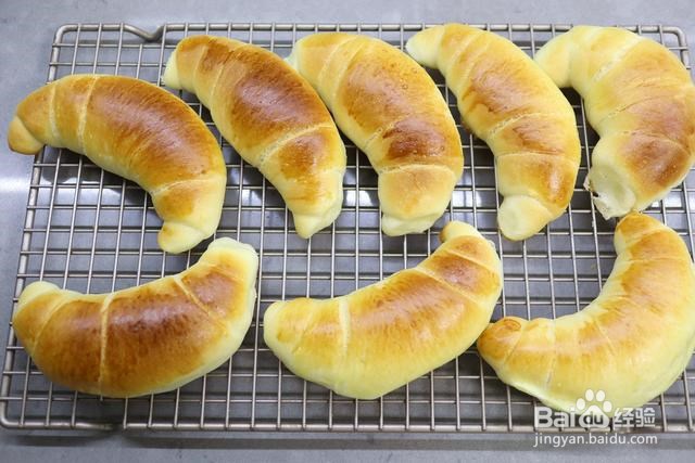 酥香柔软牛角小面包