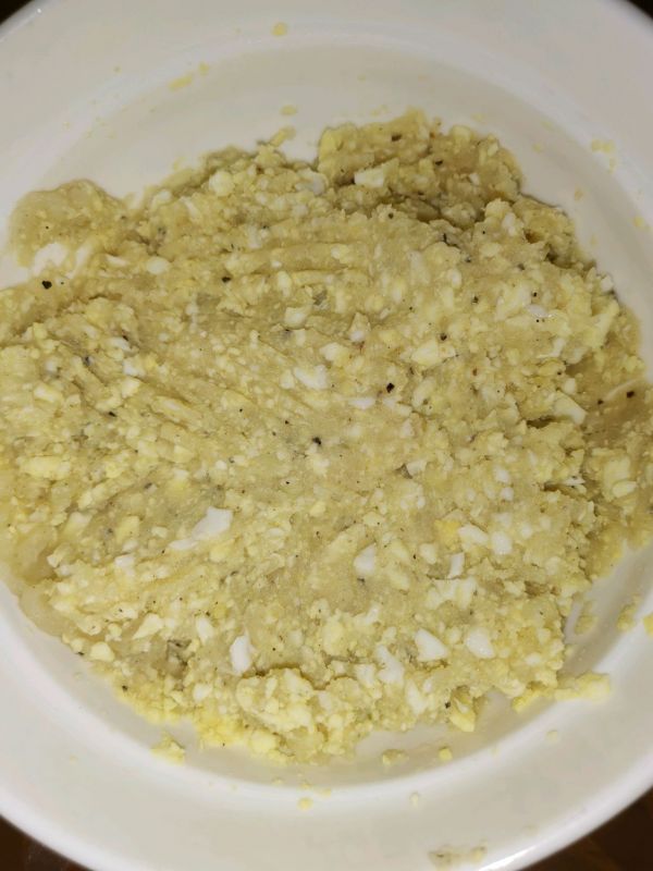 鸡蛋土豆泥三明治