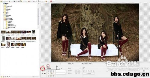 人像拼图制作方法