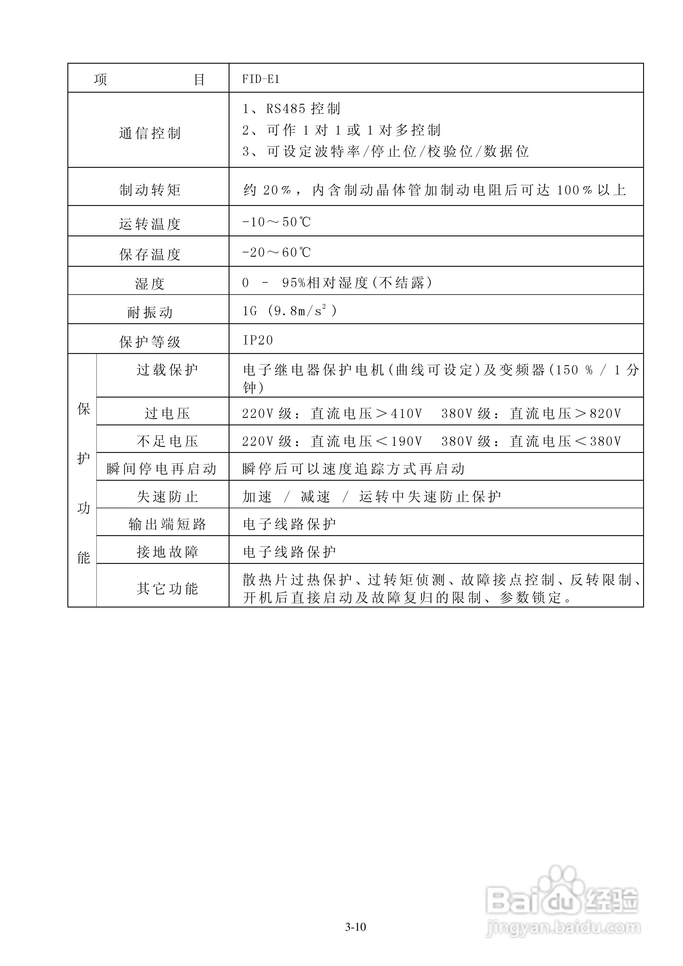 FATEK FID-E1-004-23变频器使用说明书:[2]