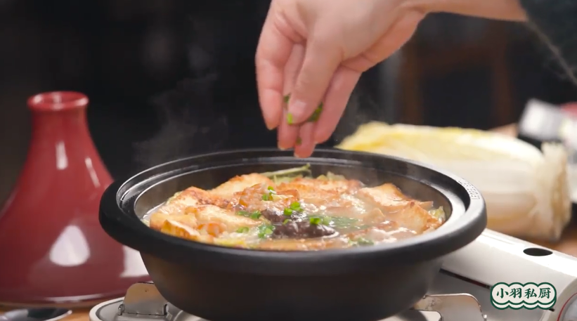 白菜叶豆腐锅怎么做