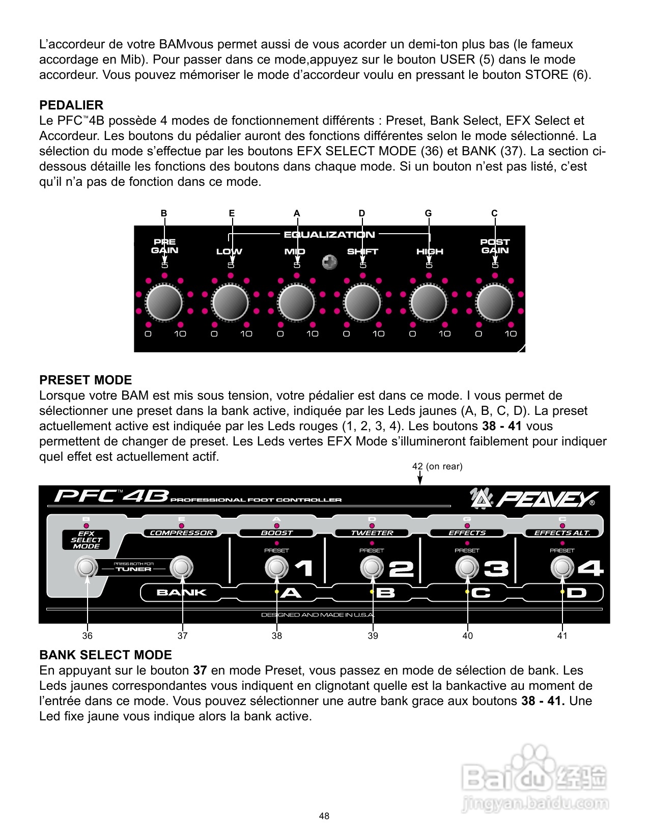 百威BAM 210 Bass Combo Amp型音响说明书:[3]