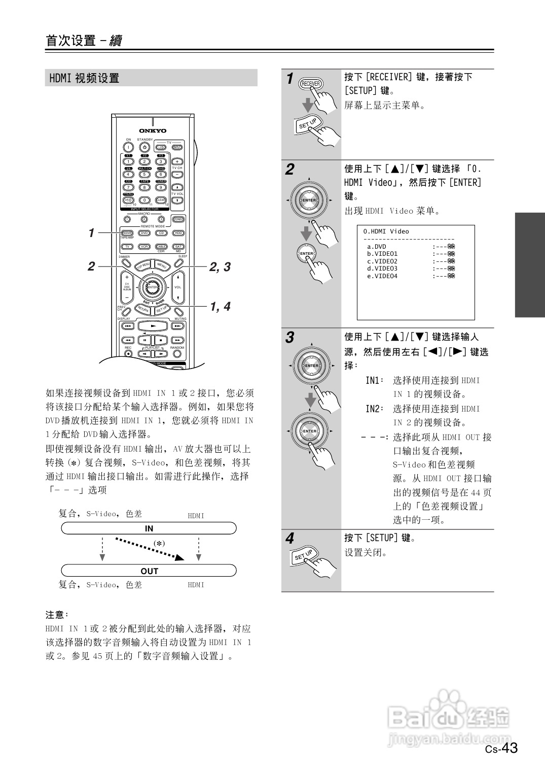 安桥AV放大机TX-SR804型使用说明书:[3]