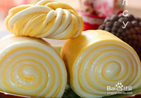 南瓜花卷的做法 百度经验 南瓜花卷的做法 百度经验