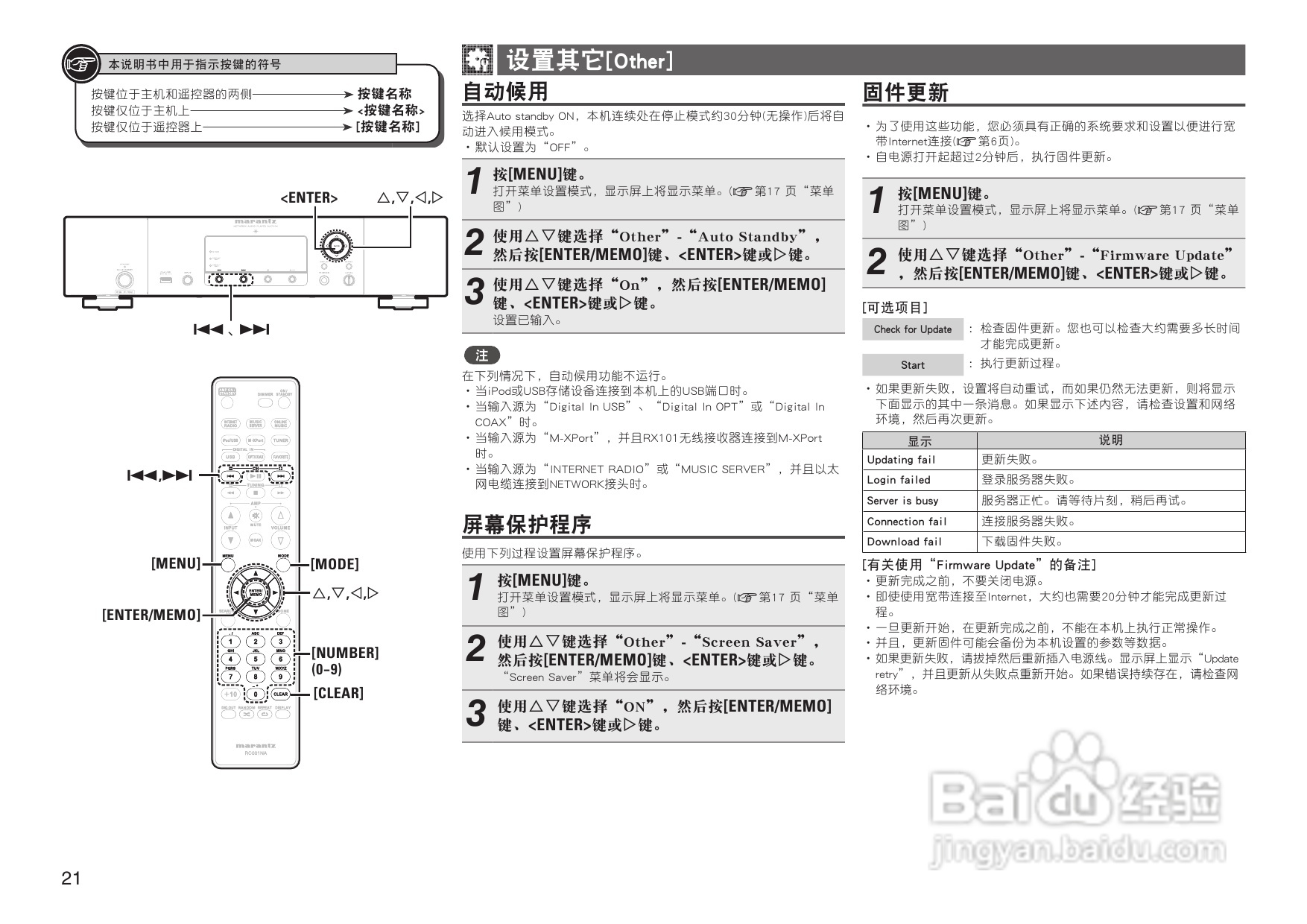 马兰士NA7004网络音频播放机使用说明书:[2]