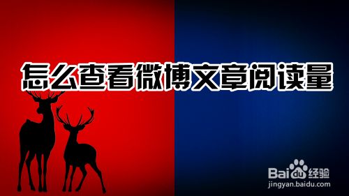 怎么查看微博文章阅读量