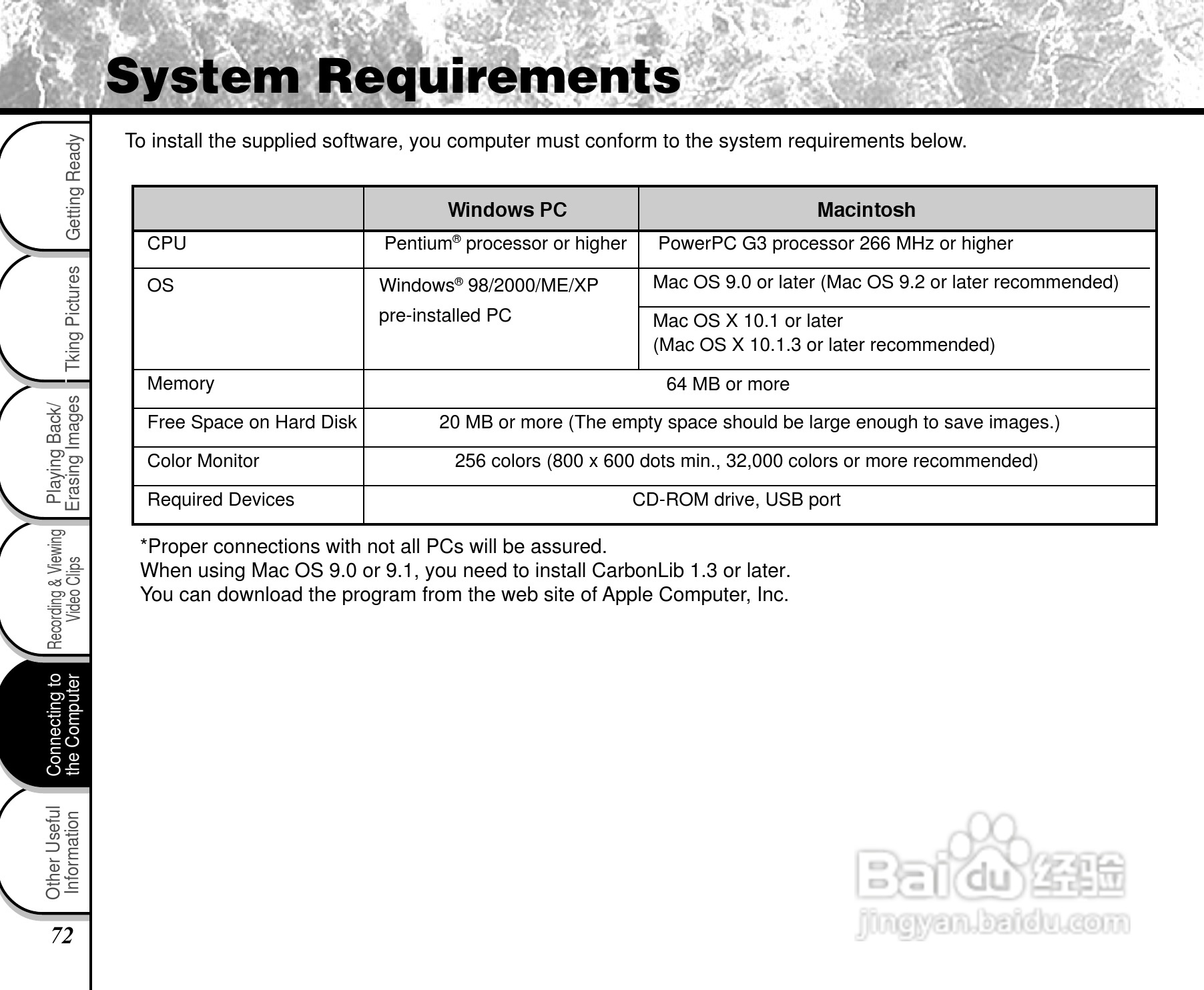 东芝PDR-2300数码相机使用说明书:[8]