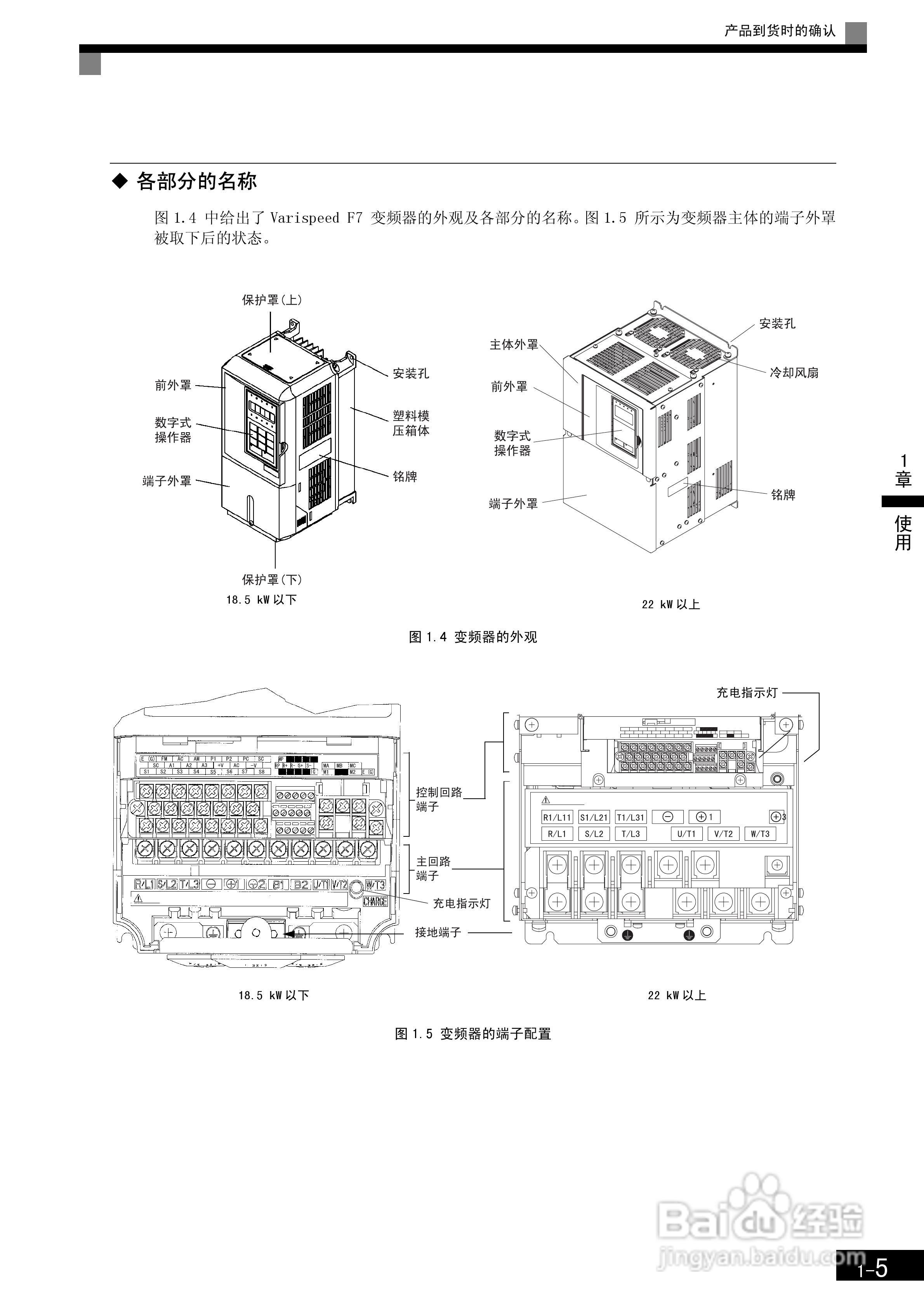 安川CIMR-F7B4300变频器使用说明书:[3]