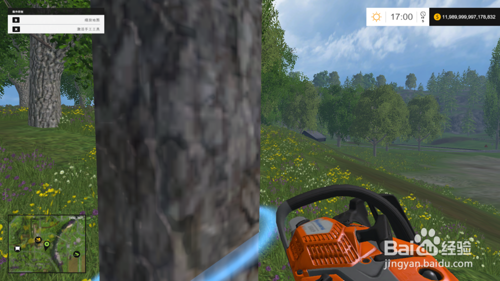 模拟农场15水池边种树赚钱