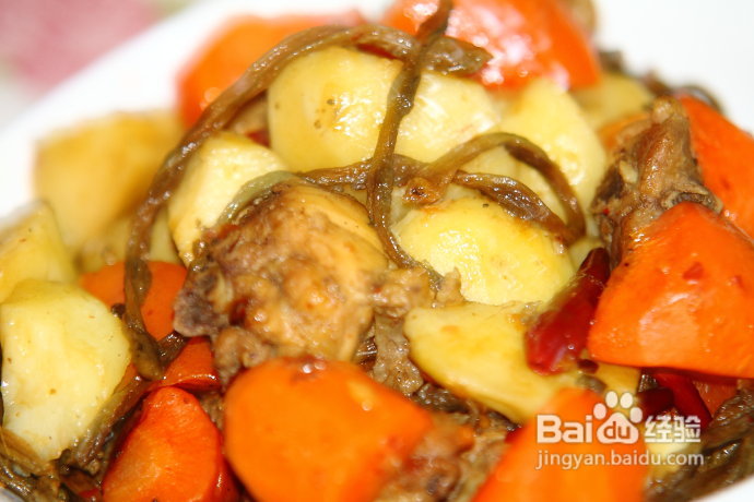 改良版的新疆大盘鸡