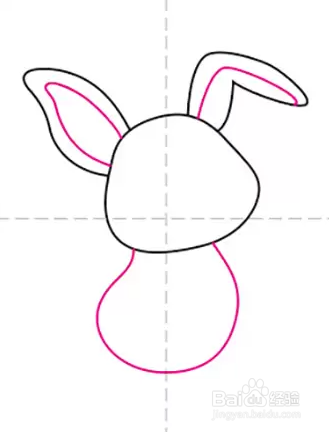 如何画可爱的兔子