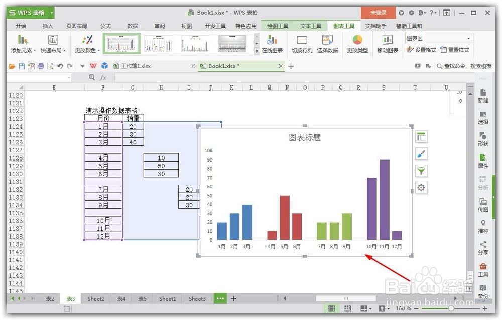 excel季度销量图表怎么做