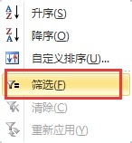 Excel表格怎么设置筛选