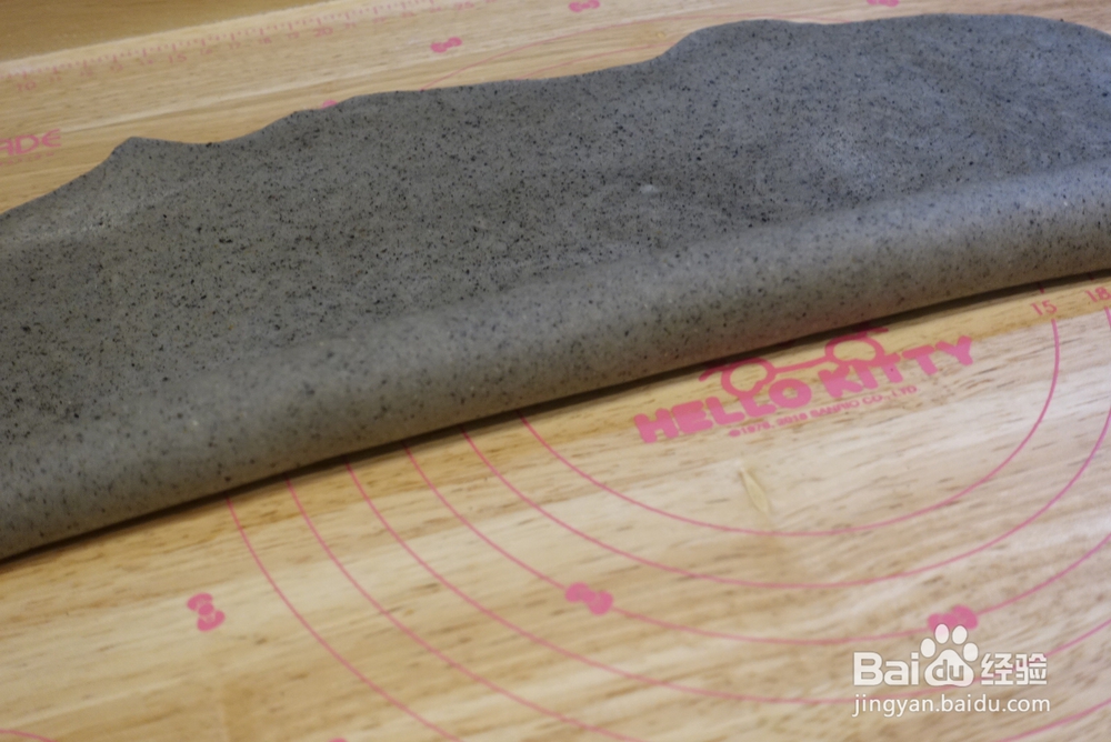 自己做的黑芝麻小馒头