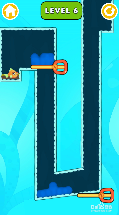 救救那条小金鱼的Level 6怎样通过?