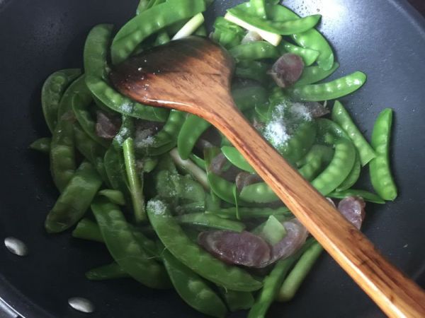 香炒腊味荷兰豆