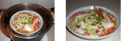 葱油珍宝蟹的做法