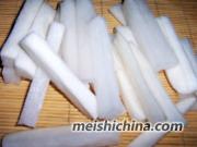 橙汁萝卜条制作