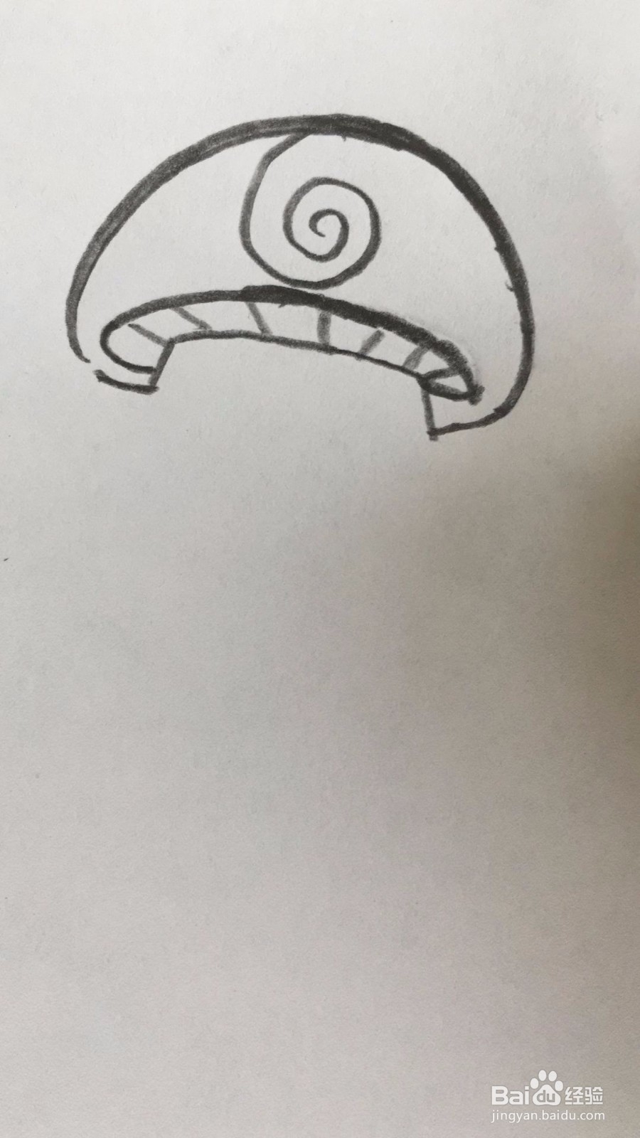 打招呼的蘑菇君怎么画