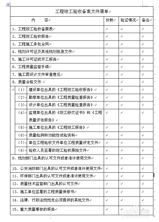 城镇排水与污水处理设施建设项目竣工验收