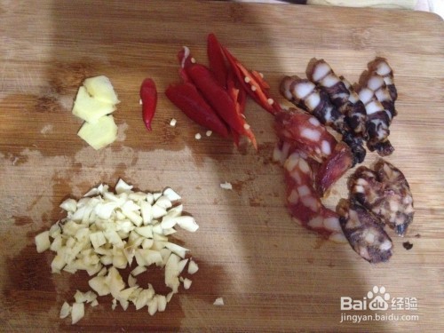 粤菜之荷兰豆炒腊味