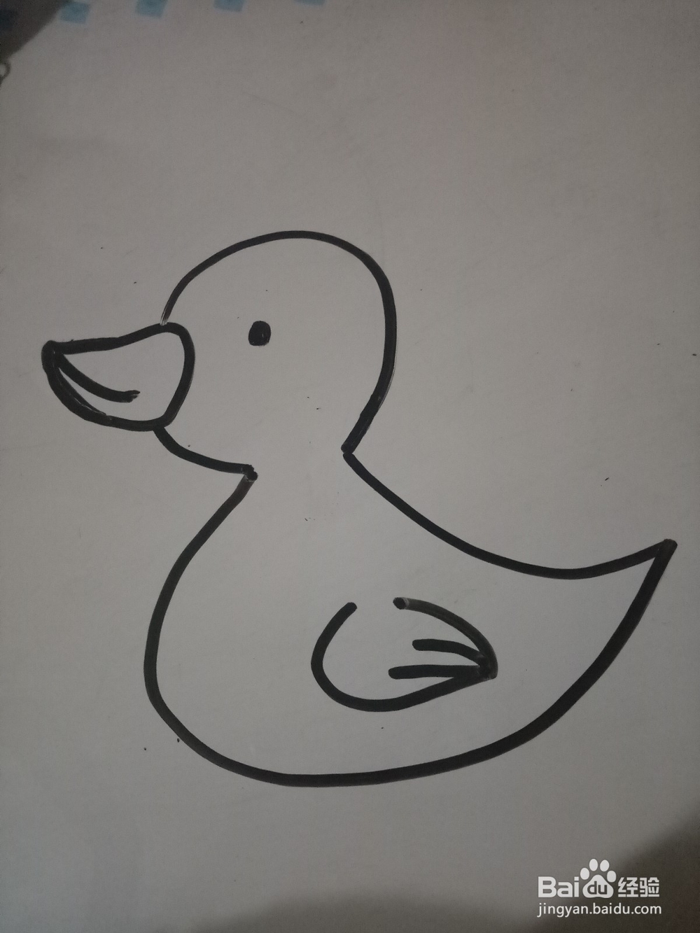 简笔画：最简单的小鸭子