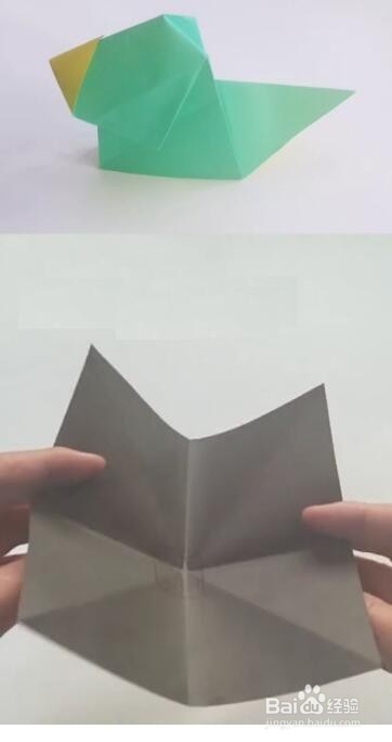 折纸:翘尾巴点头的宠物狗