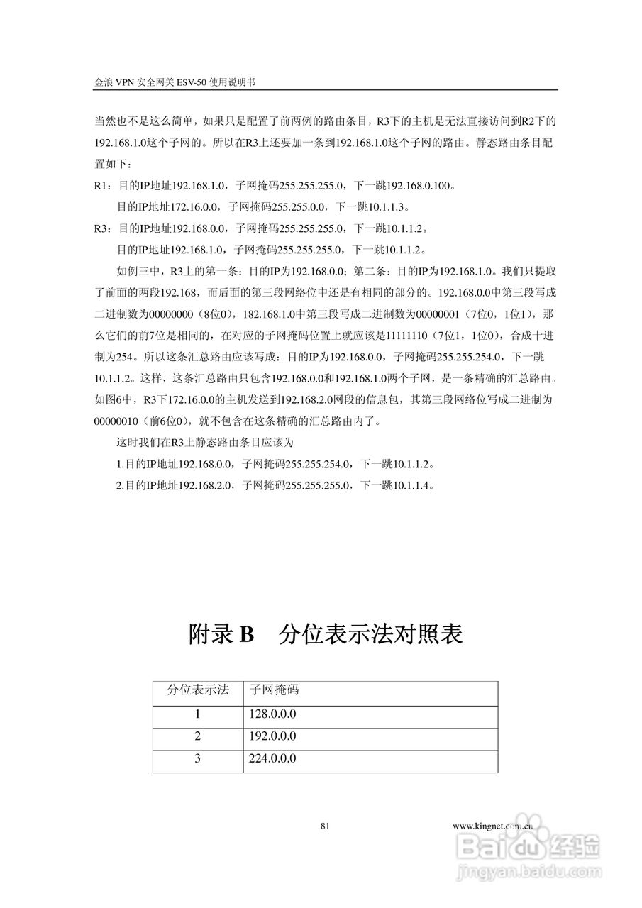 金浪ESV-50企业级路由器说明书:[9]