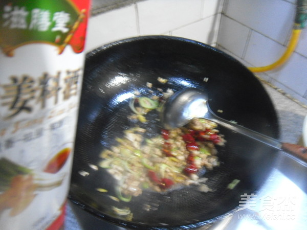 肉末炒架豆的做法