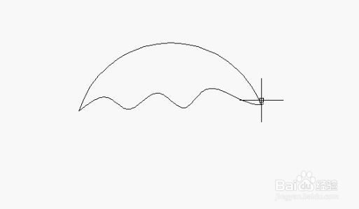 Autocad2012绘图技巧：[14]14案例雨伞