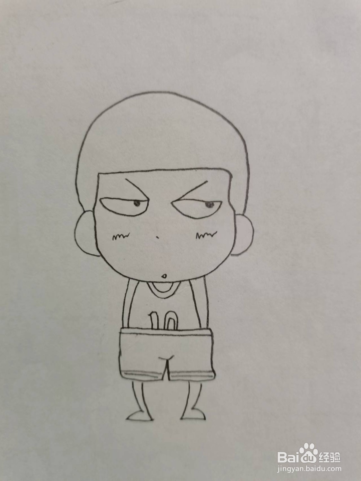 铅笔画Q版樱木花道
