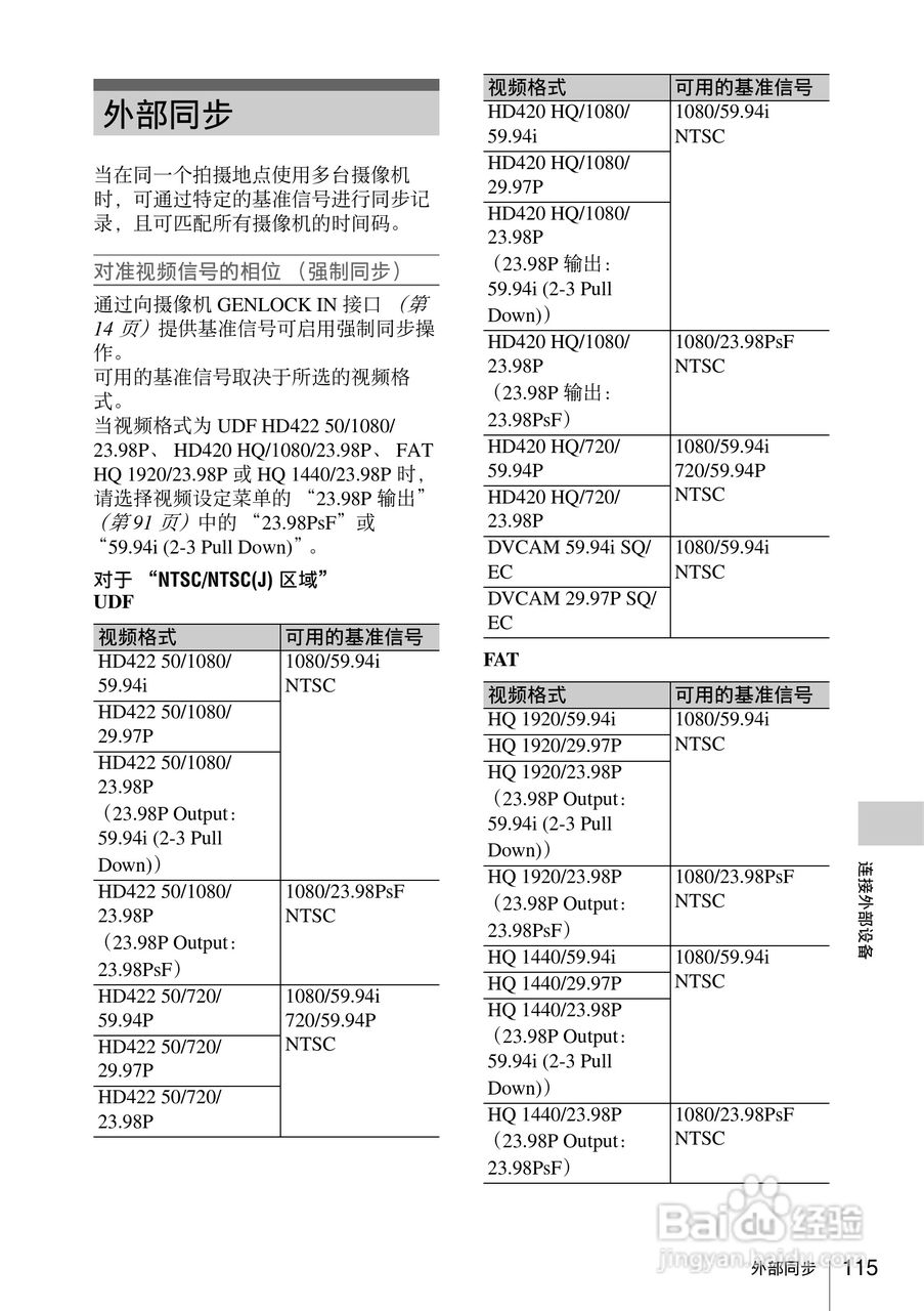 索尼PMW-EX160摄录一体机使用说明书:[12]