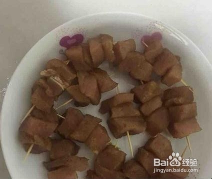 牙签肉的做法