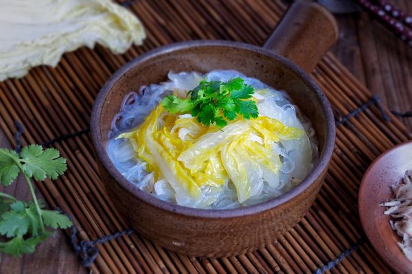 虾皮白菜粉丝锅