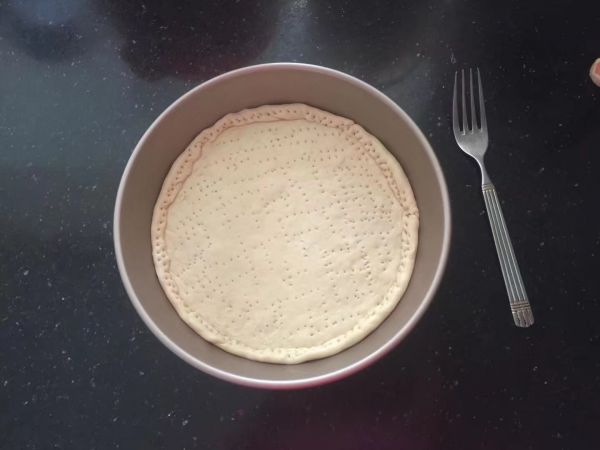 黑胡椒培根虾仁披萨
