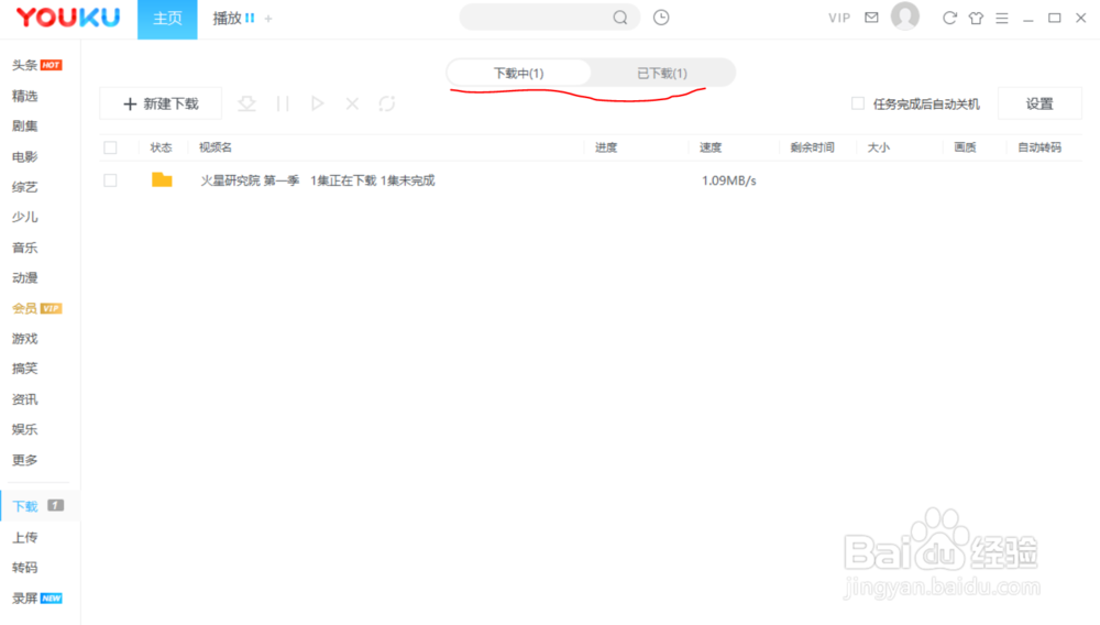怎样从优酷网下载视频