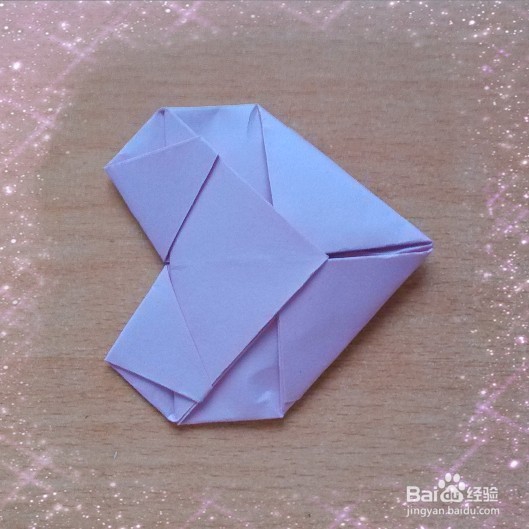 易学的爱心折纸