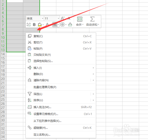 WPS单元格数据格式如何设置