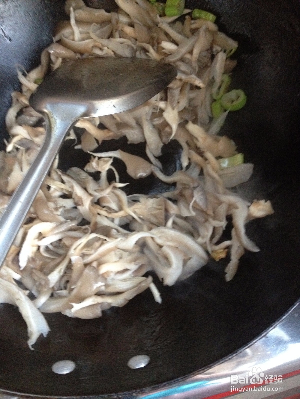 素炒平菇的做法