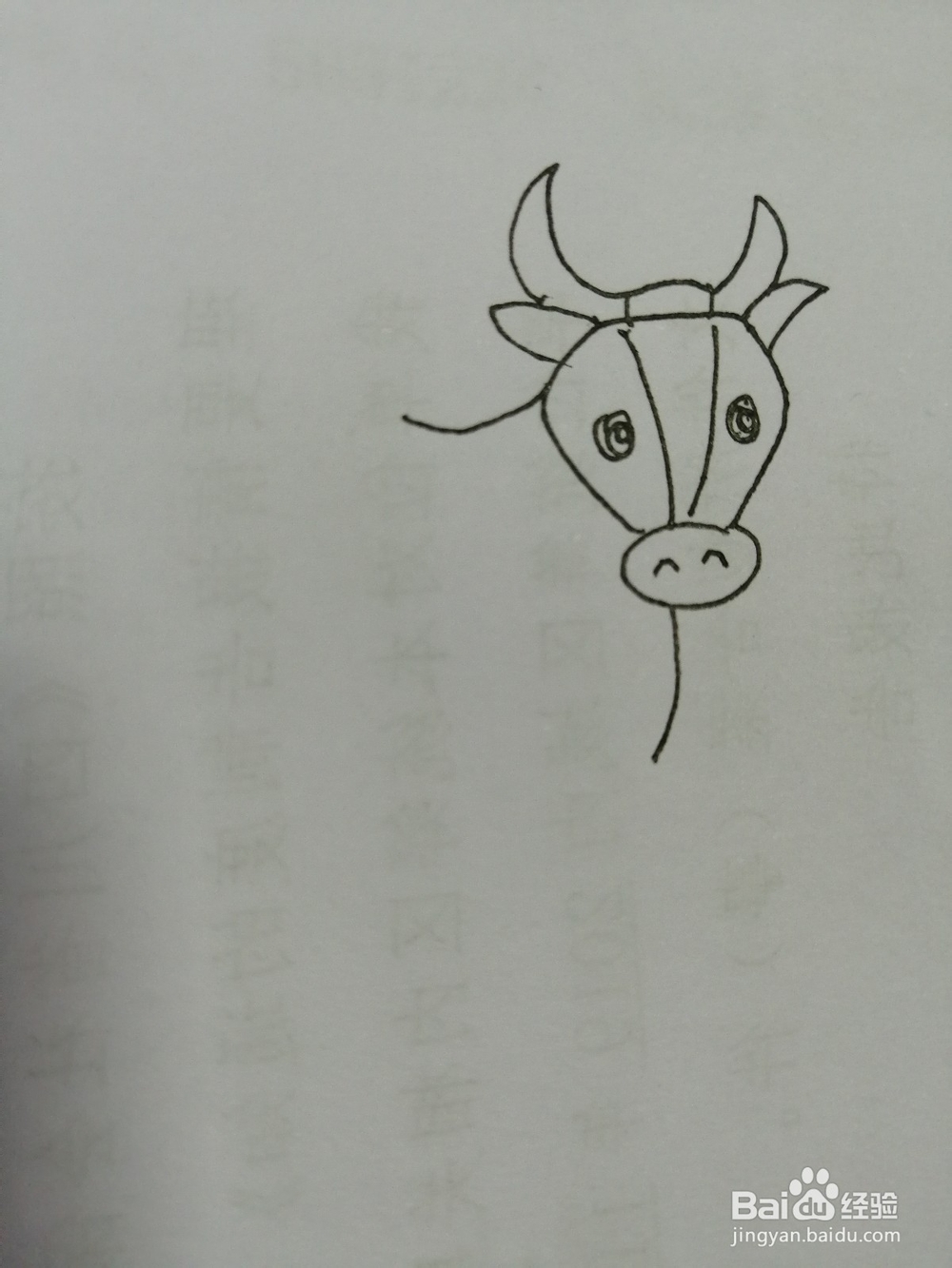 简笔画水牛怎么画