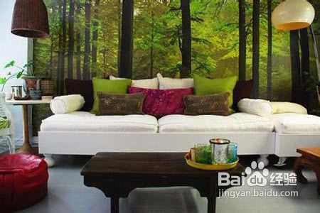 巧手装扮让卧室呈现出户外的美景