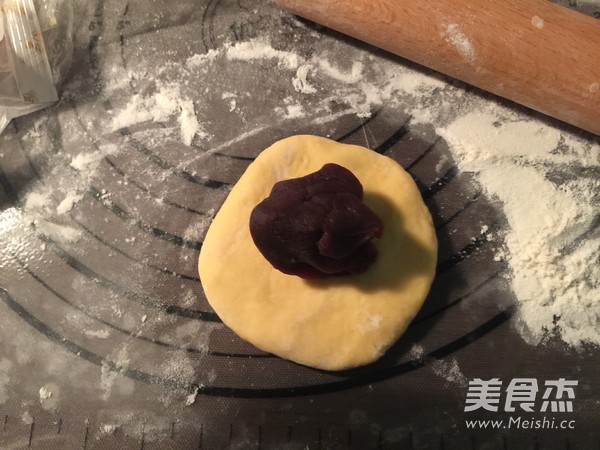 红薯豆沙小包