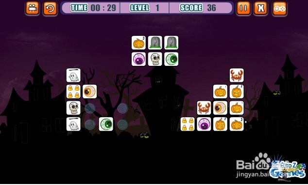 万圣节搞怪连连看攻略