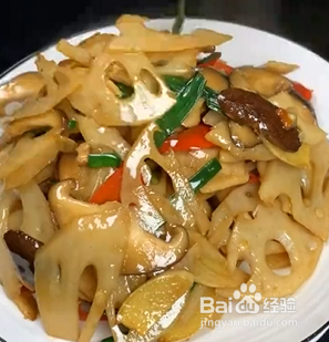 如何自制家常莲藕炒香菇？