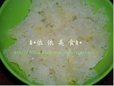 雪耳冰糖炖木瓜