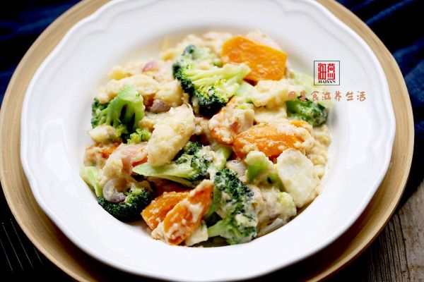 秋日补肺润燥创意养生菜