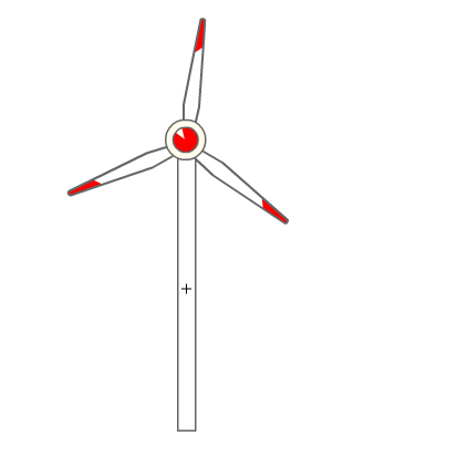 animate制作旋转风车动画