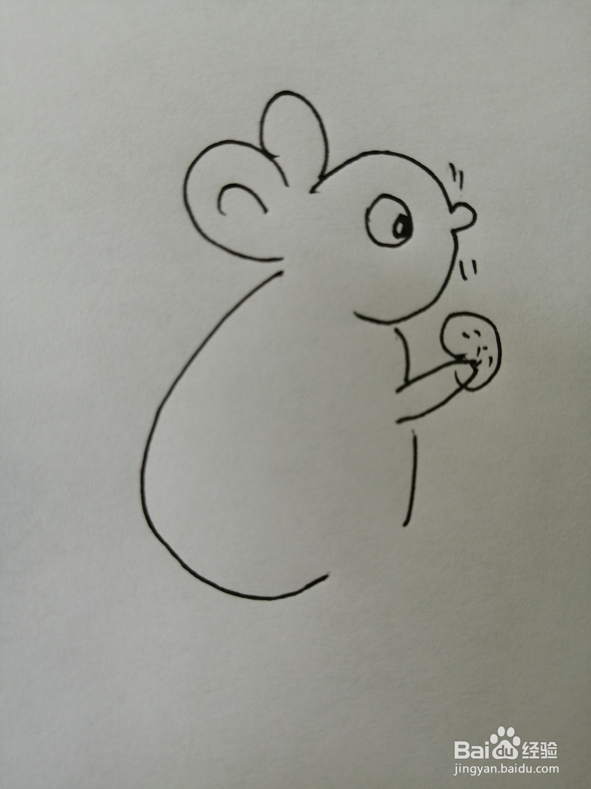 可爱的小老鼠怎么画